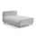 beautysofa LEA 180 x 200 cm Hellgrau/Silber