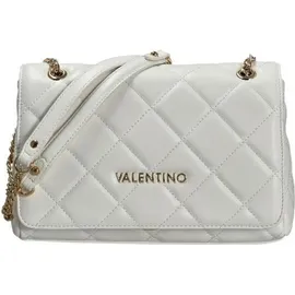 Valentino Ocarina Schultertasche Kunstleder Gold/Weiß