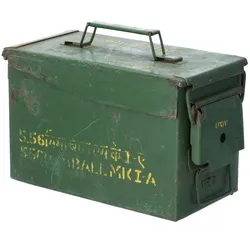 Raw Materials Armee Box 30x15x20 cm Aufbewahrung grün