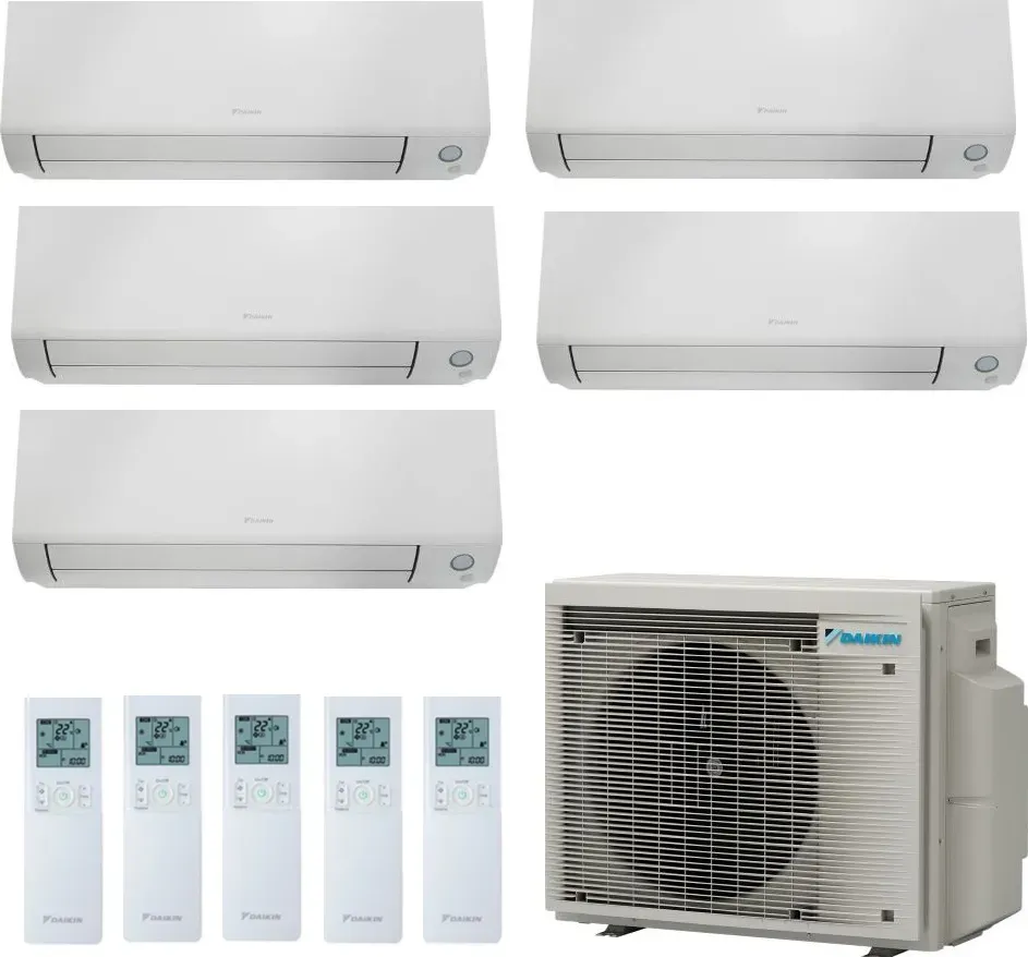 DAIKIN Klimaanlage Perfera | 2xFTXM20A + 3xFTXM25A  | 2x2,0 / 3x2,5 kW