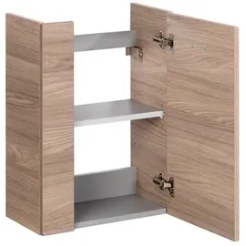 Fackelmann Waschbeckenunterschrank 44 x 60 x 24,3 cm Braun