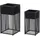 FineBuy 25 x 25 x 25 cm Schwarz