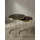 KADIMA DESIGN Satztisch Schwarz Gold Metall 50 x 42 cm