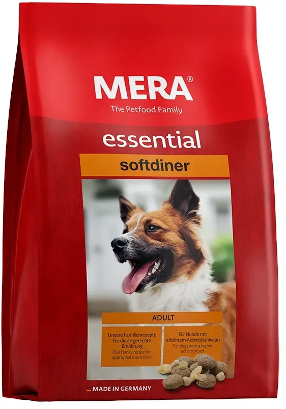 mera essential Softdiner Mix Menü Active Hundetrockenfutter 12,5 Kilogramm