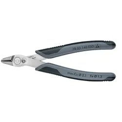 KNIPEX Super Knips XL ESD, Diagonale Zange, 1,23 cm, 9,2 mm, 2,1 mm, 9,2 mm, Sch