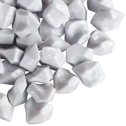 muenkel design Acryl Steine (Ice stone), weiß, 500 g