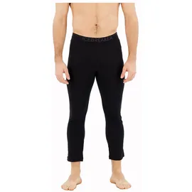 Icebreaker 200 Oasis Merino 3/4 Leggings Schwarz L