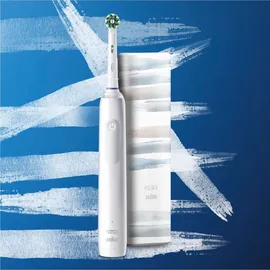 Oral-B Pro 3 3500 weiß + Reiseetui streifen Design Edition