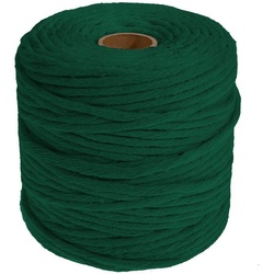 DéVa Makramee Band 5mm x 100 m Länge Makramee Garn aus 100% Baumwolle Nähgarn grün