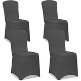 DETEX Stuhlhussen Grau 4er Set