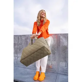 Reisenthel Classic Shopper L Rhombus Olive, Olivgrün, Talla única, Lässig