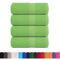 VidaXL Gästetücher 4 Stk. Apfelgrün 30x50 cm 360 g/m2