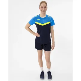 Jako Iconic T-Shirt Kinder 914 marine/blau/neongelb 116