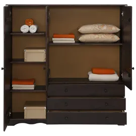 Home Affaire Minik Wäscheschrank 140 x 35 x 140 cm Braun