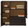 Home Affaire Minik Wäscheschrank 140 x 35 x 140 cm Braun