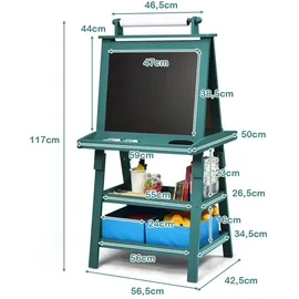 Costway 3 In 1 Kinder Staffelei Maltafel (310700)