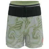compressport Herren Trail Racing 2-In-1 Short grün