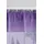 Gardinenbox 2er-Pack Gardinen Transparent Vorhang Set Wohnzimmer Voile Schlaufenschal mit Bleibandabschluß HxB 245x140 cm Lila,