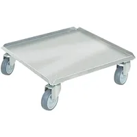 BRB-Lagertechnik Roller für 500x500 mm Kisten, Edelstahl, Rollen verzinkt,