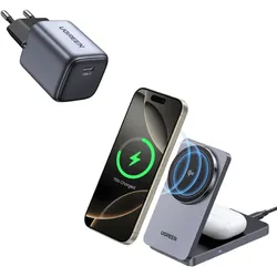 UGREEN Set-Angebot: 15W Qi2 Ladestation + 20W USB-C Ladegerät