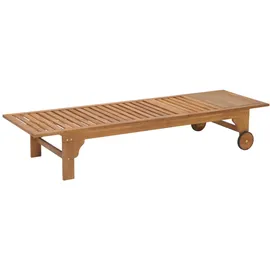 Mendler Sonnenliege HWC-N48, Relaxliege Gartenliege Liegestuhl, Massiv-Holz Akazie MVG-zertifiziert