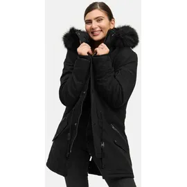 trueprodigy Julius F Damen Winterjacke hochschließender Kragen Schwarz M - Schwarz - M