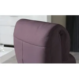 HIMOLLA Relaxsessel Leder 83 x 113 x 92 cm lila mit Relax-Funktion