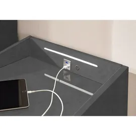 ed exciting design Nachtkästchen in Anthrazit Moon