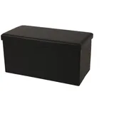 Echtwerk Sitzbank, Schwarz, 76 x 38 x 38 cm EW-SB-0470