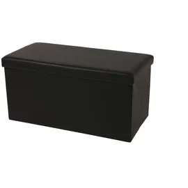 Echtwerk Sitzbank, Schwarz, 76 x 38 x 38 cm EW-SB-0470