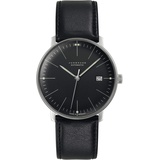 JUNGHANS max Bill Herren-Automatikuhr mit Saphirglas Schwarz 27/4701.02