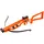 Bestsaller 162/1 SURESHOT Crossbow Kinder Armbrust mit 3 Pfeilen orange/schwarz