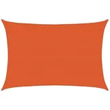 vidaXL Sonnensegel 160 g/m2 Rechteckig Orange 4x5 m HDPE