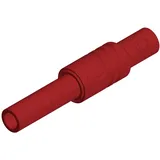 HIRSCHMANN TEST & MEASUREMENT KUN S Sicherheits-Lamellenbuchse Buchse, gerade Stift-Ø: 4mm Rot 1St.
