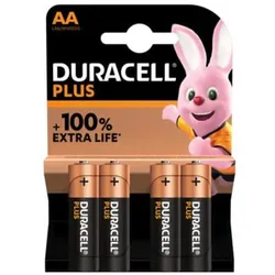 DURACELL Batterie Plus AA MN1500/LR6 4er Karte