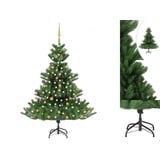 vidaXL Künstlicher Weihnachtsbaum Nordmann LED & Kugeln Grün 180 cm«