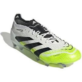 adidas Predator Elite FG Herren Ftwr White/Core Black/Lucid Lemon 45 1/3