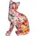 Gilde Figur OOH LALA Katze aus Kunstharz - Mehrfarbig - Höhe 29cm x Breite 21cm - Street Art Style