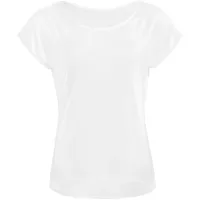 Winshape Damen Seidig weiches Bambus-Kurzarmshirt, weiß, L