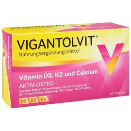 Vigantolvit Vitamin D3, K2 und Calcium Tabletten 60 St.