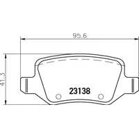 Hella Bremsbelagsatz, Scheibenbremse 8DB 355 018-531