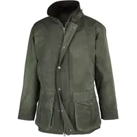 Laksen Wachsjacke Enoch, forest green, 50