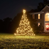 Fairybell Weihnachtsbaum mit Mast, 2 m 300 LEDs