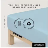 schlafgut Soft Contact 120 x 200 - 130 x 200 cm blue light