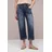 STREET ONE High Waist Wide Leg Jeans im Loose Fit Dark Blue wash 28 - 28W / 26L