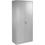 Metallschrank Werkstattschrank 80x39x180cm Werkzeugschrank Aktenschrank Grau