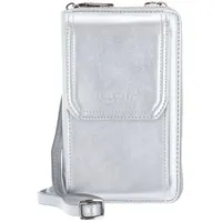 Seidenfelt Manufaktur Sanna Handytasche 11 cm silber