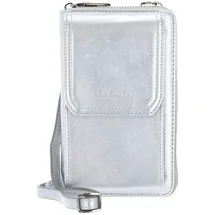 Seidenfelt Manufaktur Sanna Handytasche 11 cm silber