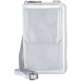Seidenfelt Manufaktur Sanna Handytasche 11 cm silber
