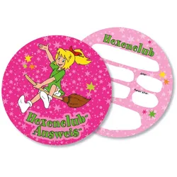 6 Bibi Blocksberg Ausweis Karten 11cm